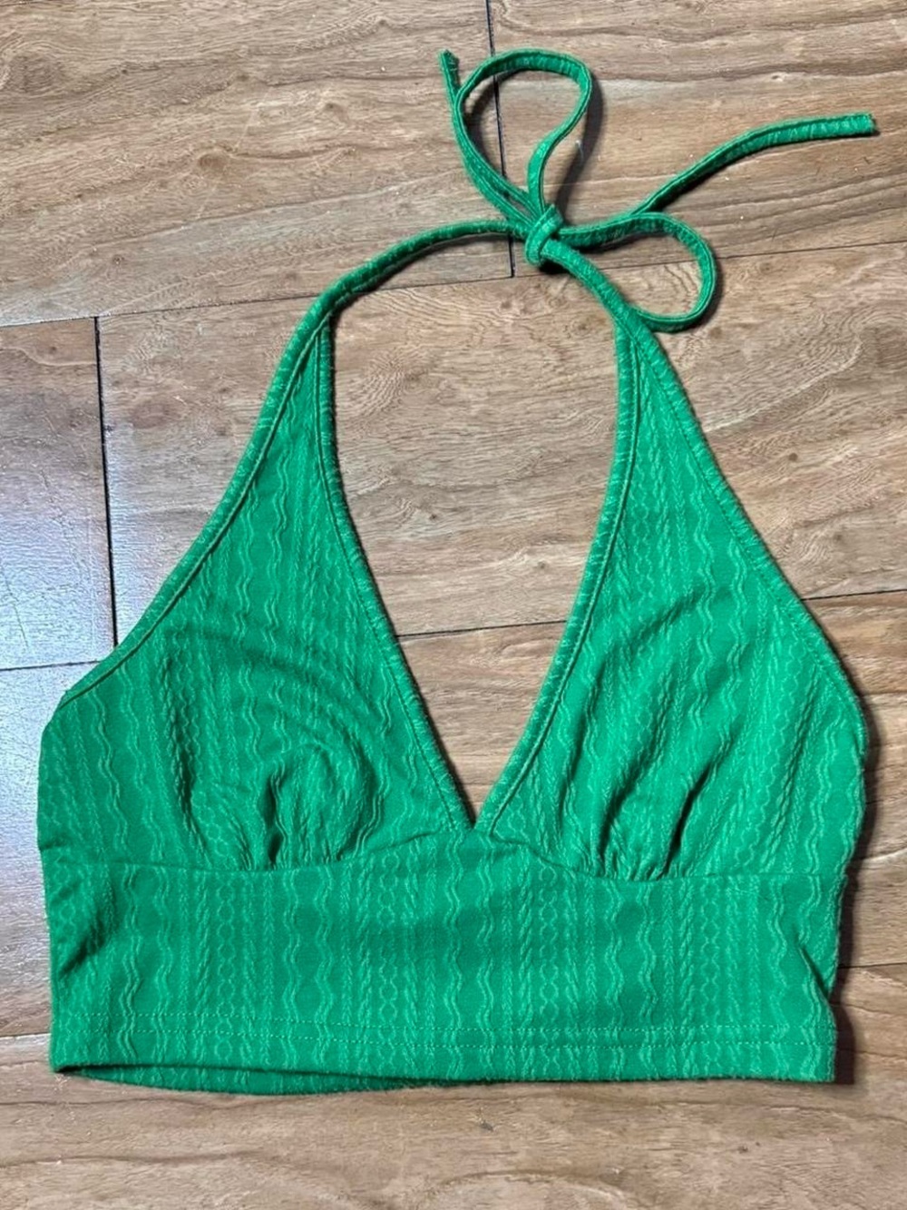 Green Halter Top
